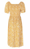 Apricot Floral Dress 628243