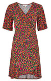 Apricot Floral Dress 829077