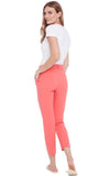 I Love Tyler Madison Pantalon cigarette plein 'Chloe'