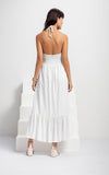 Lez a Lez White Midi Dress 8224L