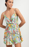 Lez a Lez Short dress with sweetheart neckline 8288L