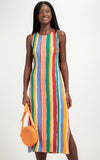 Lez a Lez Midi dress with side slit 8559L