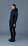 Mackage «eco» Smocked detail Long Down Coat 'Oksana'