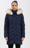 Point Zero «eco» Fur Trim Jacket 'Minerva'