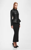 Rudsak Leather Peplum Jacket 'Gabrielle'