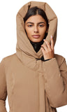 SOIA & KYO «eco» Down Winter Coat 'Camelia c'