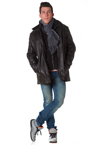 miXim Lamb Leather Jacket- lucas for men