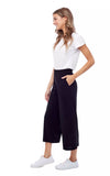 Up! Solid wide leg cropped Pant 67770