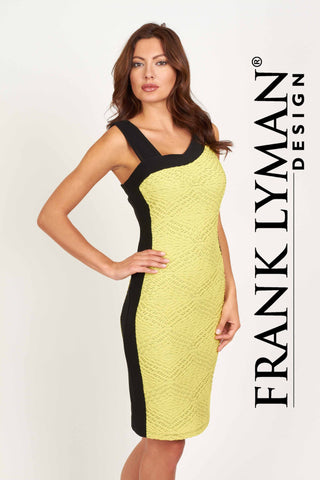 Belle robe à encolure asymétrique par Frank Lyman (41496)