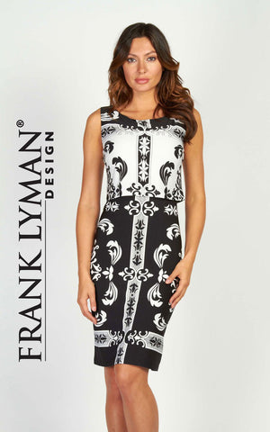 Sensational print dress by Frank Lyman (56213)
